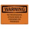 Signmission OSHA Warning Sign, 5" Height, 7" Width, No Trespassing Attack Dogs & Firearms On Premises, Landscape OS-WS-D-57-L-12276 - alternate 1